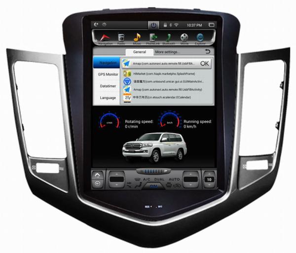 Ouchuangbo 9.7 inch Vertical Screen Tesla Style Android 6.0 car audio gps navi radio for Chevrolet Cruze 2009-2014