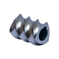 Triturador de parafusos duplos revestido com zinco Elemento de parafusos Pitch 2 polegadas cabeça hexadecimal para produção química