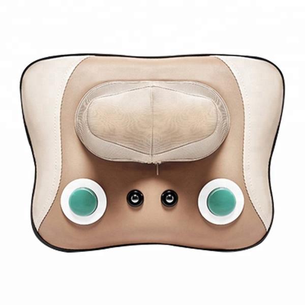 s Best White Shiatsu Infrared Heat Neck Kneading Massage Cushion with Long Battery Life