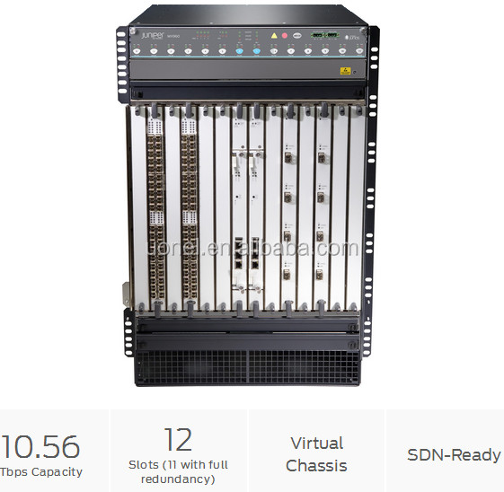 Juniper MX960BASE-DC-ECM,Chassis, Midplane, RE, 2-SCB, 2 DC PEM, Cable Manager