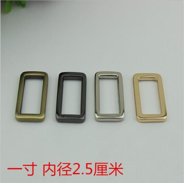Wholesale Factory Made Thickness 3.5 MM Zinc Alloy Metal Square Buckle For Handbag
