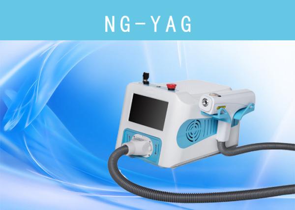 Portable Long Pulse Yag Laser Tattoo Removal Machine Painless For Beauty Salon