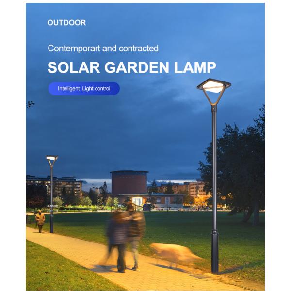 1- IP65 Waterproof Outdoor Solar Garden Pillar Light for Landscape Fence Post Lighting