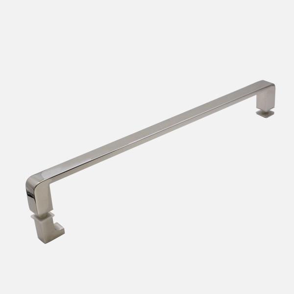 12mm Glass Thickness Stainless Steel Rectangular Tube Bar Glass Door Straight Single Sided Pull Handle