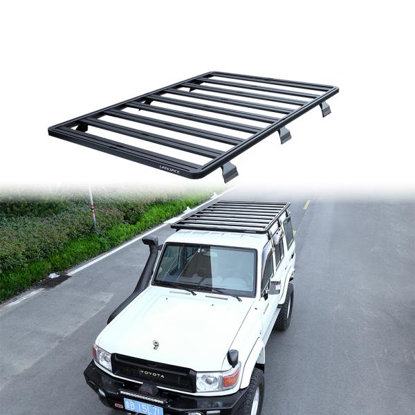 LC76 Universal Roof Rack Aluminum Alloy E-coat Powder Coat Finish Install Instructions