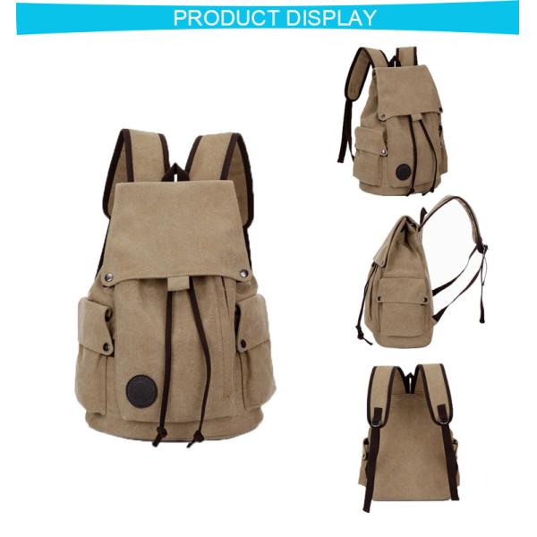 Rastro adolescente del ocio que camina lavado fácil de la mochila de la moda de la lona de la mochila