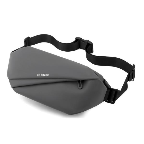 Magnetic buckle bag Chest bag Men's crossbody chest bag Multi-functional fashion senior sense men's Fanny pack