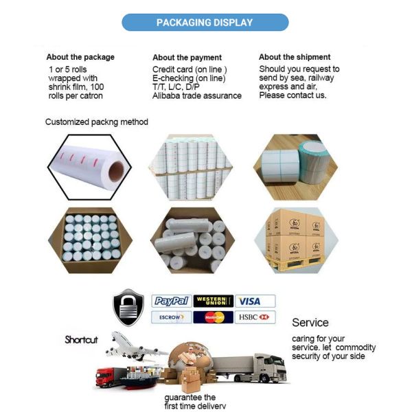 Waterproof Customizable A4 Label Stickers with Strong Adhesive for Laser and Inkjet Printers