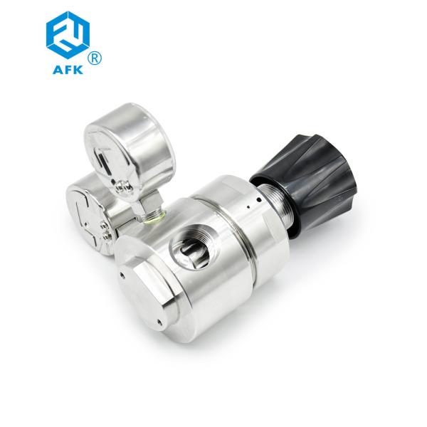 250psi Stainless Steel Low Pressure Regulator CO2 Oxygen Helium Nitrogen Gas Cylinder