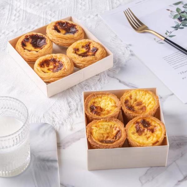 Boîtes écologiques transparentes à pâtisserie