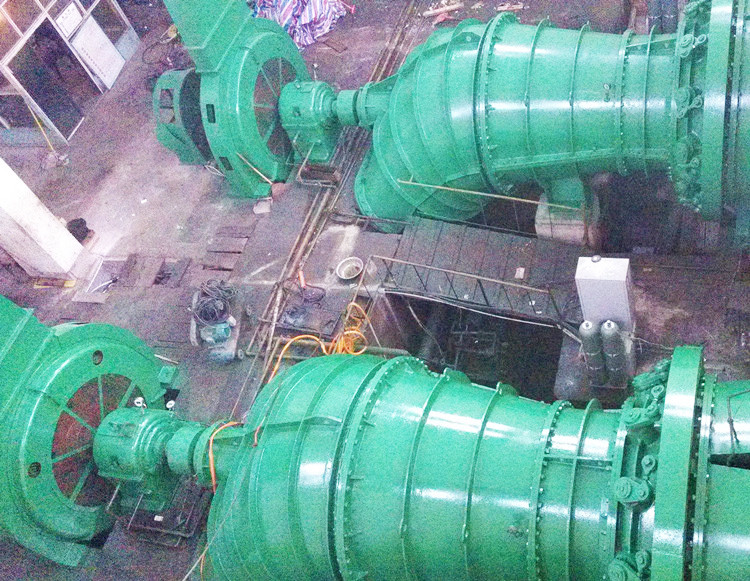 Генератор турбины воды 100KW 6300V 10500V трубчатый