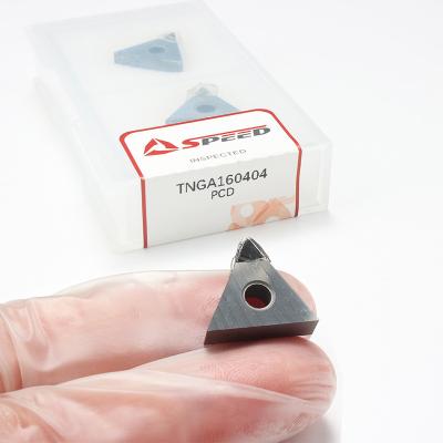 Alta eficiência de produção com PCD CBN Carbide CNC inserts TNGA160404