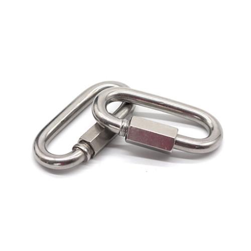 Quick Link Rope Hardware Accessories Forged Stainless Steel Oval Spring Snap Hook