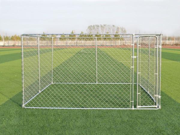 3x3x1.82M Thick Hot Galvanized Fence Big Dog Kennel/Metal Run/Pet house/Outdoor Exercise Cage
