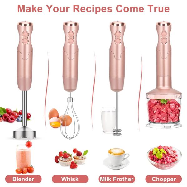 Kitchen Electric Hand Held Blender 800W For Smoothie / Baby Food