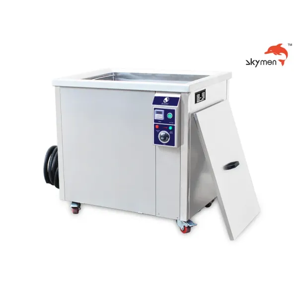 360L Capacity Single Tank Industrial Ultrasonic Cleaner with AC380V 50Hz Power and 99-hour Timer for DPF Cleaning
