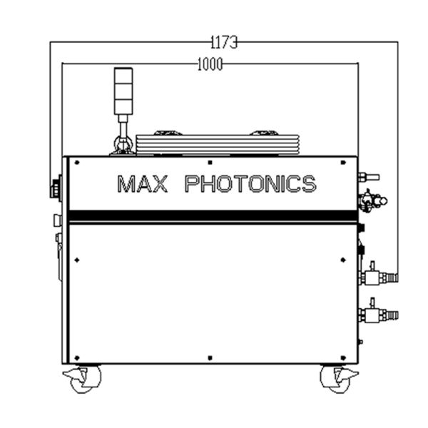 MAX MFSC-3000 3000W 3KW Fiber Laser Source for Metal Cutting