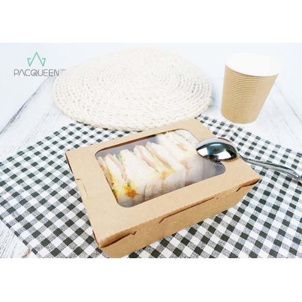 Noodle Paper Takeaway Boxes Logo Printing Leakage Poof Biodegradable