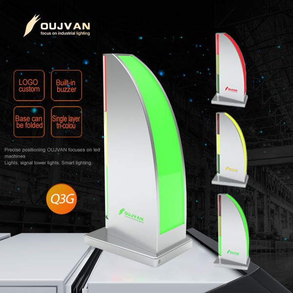 Factory Supply Patented Q3G Sailboat Tri-Color LED Warning Light DC24V Foldable Signal Lamp