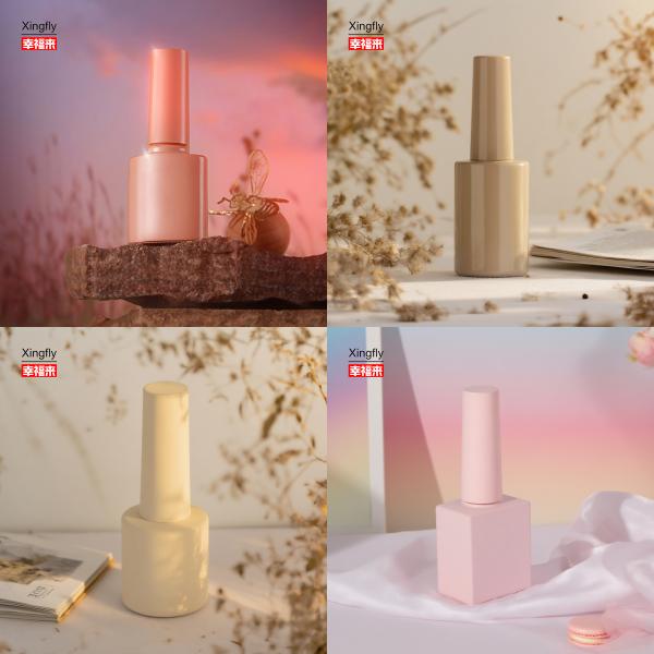 5ml 6ml 7ml 8ml 9ml 10ml 12ml 15ml カスタマイズ可能なロゴ ジェルネイルポリッシュ ガラスボトル