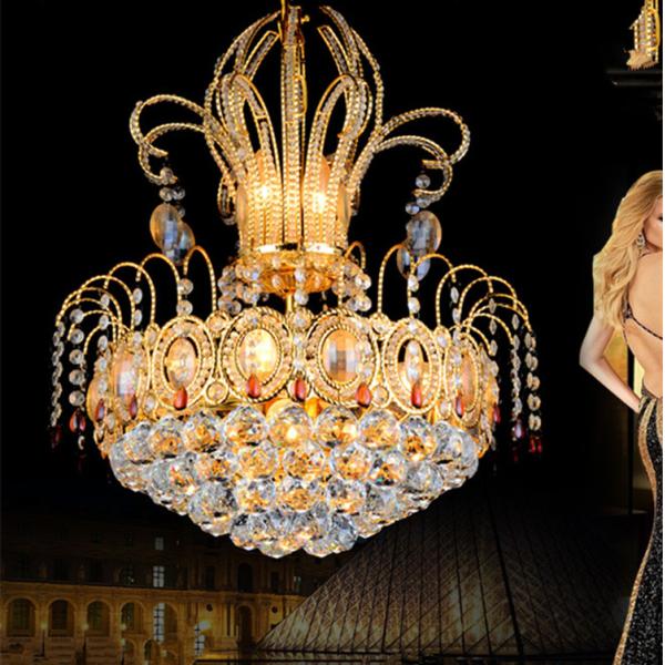 Dia 400mm света шкентеля Кристл большого лобби яркий роскошный