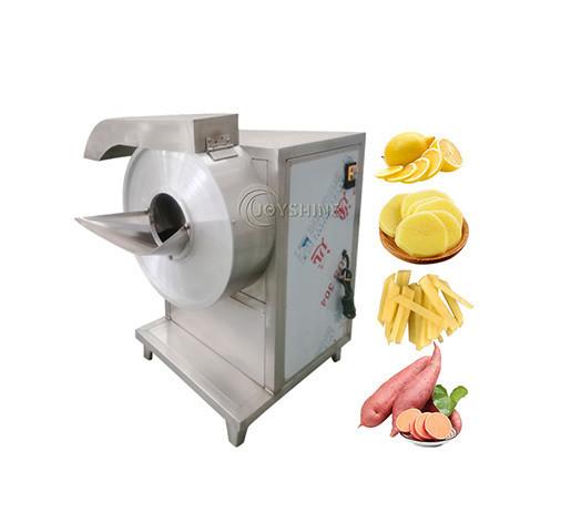 1.1KW Máquina automática de corte de vegetais para frituras Taro Máquina de corte de manioca
