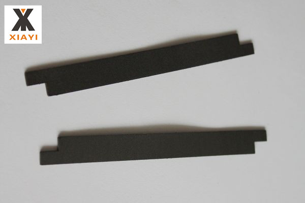 Black Density 2.16g / cm3 PTFE Bands with various filler assembled on piston outside