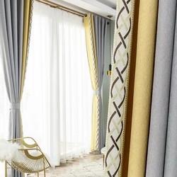 Aluminum Alloy Metal Curtain Rod Sets For Home Window Decoration