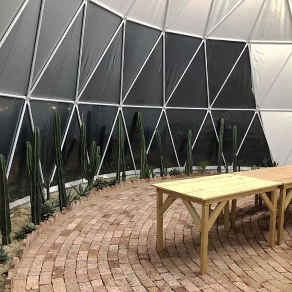 15m Half Sphere Geodesic Big Dome Tent Large Bay Clear Window Yurt