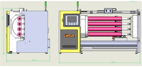 Robust Frame Automatic Slitting Machine Precision Blades Automated Slitting Machine Consistent Cutting