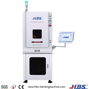 Air Cooled 20W Enclosed Fiber Laser Marking Machine With IPG Raycus 1060nm