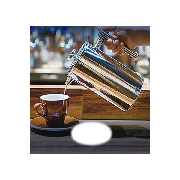 8 potenciômetro francês de aço inoxidável do café da imprensa do copo 34oz 18/8 com escritório domiciliário do filtro