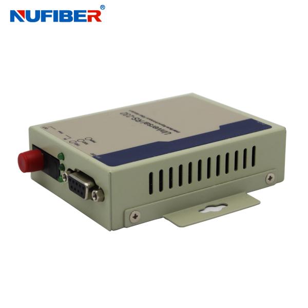 Nufiber Rs232 To Optical Converter , Serial To Fiber Media Converter