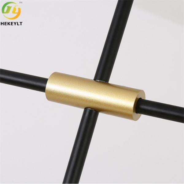 CE Led Metal Gold Pendant Light For Living Room / Bedroom