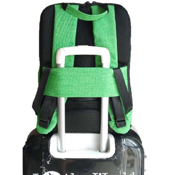 Bolsos rosados del ordenador portátil de la oficina del color de la moda que cargan la mochila del ordenador portátil del negocio del Usb