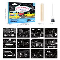 Los niños rasguñan a Art Set Magic Scratch Off de papel Art Craft de papel 12 hojas