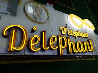 28.5mm Custom Logo LED Neon Sign Free Standing CCC RoHs Certificated