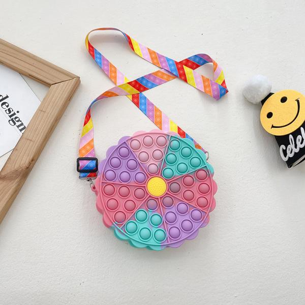 Каваи кроссбоди сумка Милая сумка для плеч Мультфильм Силиконовая сумка Поп-сумочка Сумочка для кошелька Девчонки Подарок на день рождения Милые аксессуары