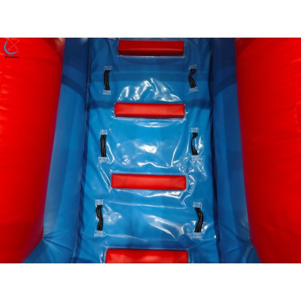 Red & Blue Inflatable Water Slide with Pool Commercial Grade for Kids Parties