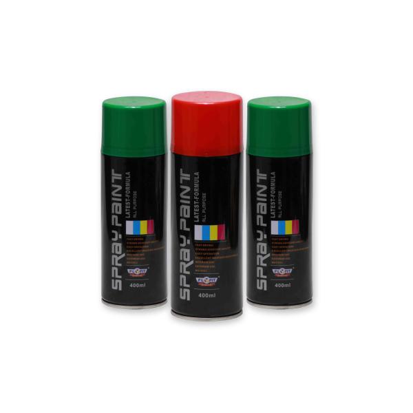 High Glossy Metallic Aerosol Spray Paint 450ml High Temp Spray 12Pcs/Carton