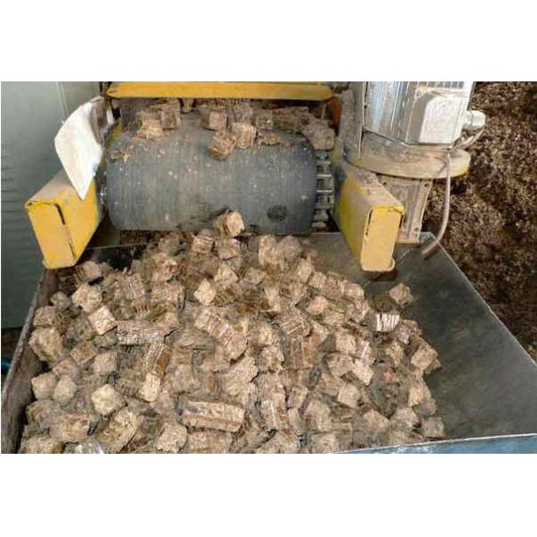 Domestic Waste Old Clothes Biomass Briquette Press 380V