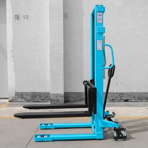 Lifter  Hand Manual Pallet Stacker  500kg Hydraulic  Steering Wheel Protection