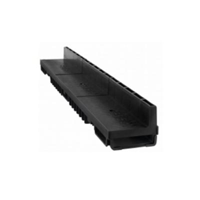 Black Plastic Drainage Channel A15 Loading With Polypropylene Grating