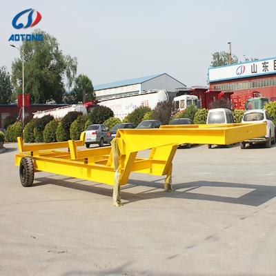 20ft 40ft 45ft Steel Container Chassis Semi Trailer with Mechanical Air Suspension