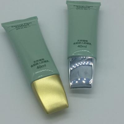 Tubos 60ml cosméticos plásticos macios do ANIMAL DE ESTIMAÇÃO vazio verde