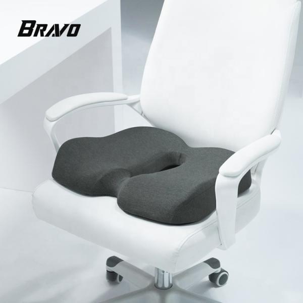Customzied Wash Label Design U-Shape Memory Foam Office Chair Cushion with Hip Support
