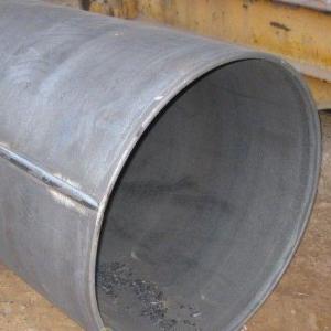 Tuyau soudé par acier au carbone longitudinal droit OD 195mm de la couture Q235b