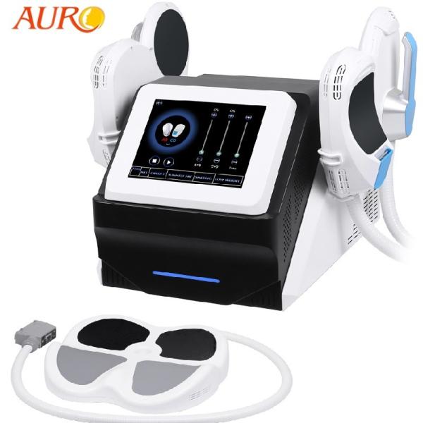 Body Shaping Build Muscle Em Slim Machine RF EMS Slimming Emsculpting Equipment 4 Handles