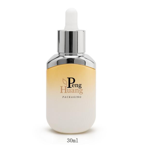 Garrafa de vidro de pintura de empacotamento feita sob encomenda do conta-gotas da loção do OEM Skincare
