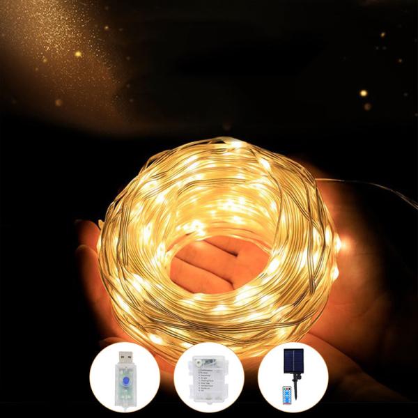 Outdoor Waterproof 300m Purple LED Fairy Lights String Garland for Christmas Holiday Decoration